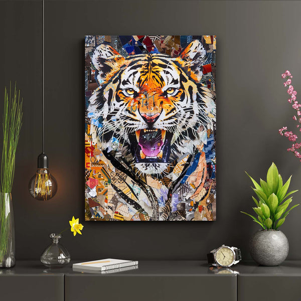 Rorer Tiger Canvas Wall Art  | MusaArtGallery™