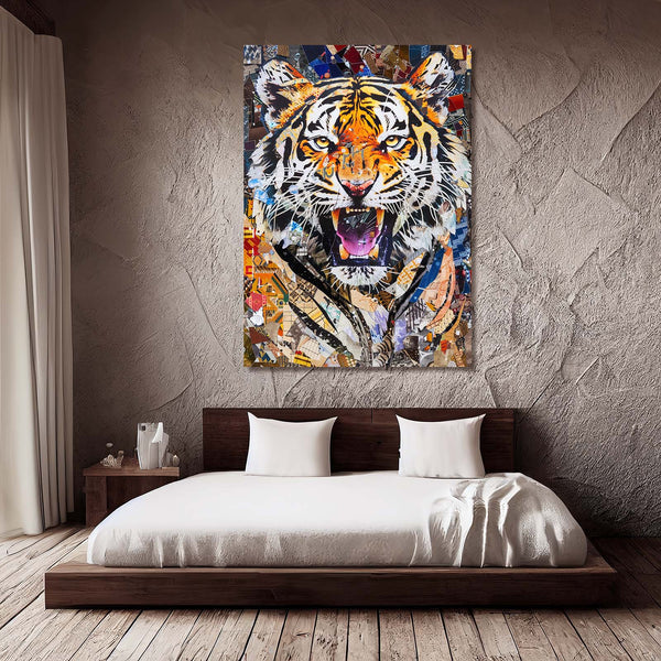 Rorer Tiger Canvas Wall Art  | MusaArtGallery™