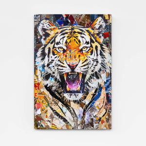 Rorer Tiger Canvas Wall Art  | MusaArtGallery™