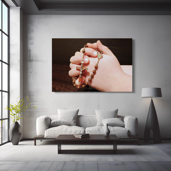 Rosary Devotion Christian Wall Art | MusaArtGallery™