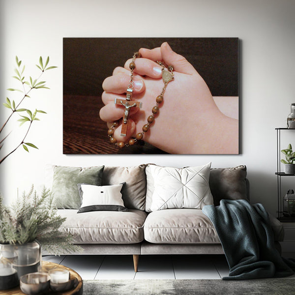 Rosary Devotion Christian Wall Art | MusaArtGallery™