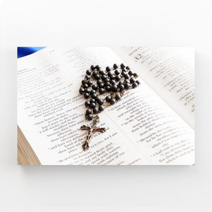 Rosary Prayer Christian Wall Art | MusaArtGallery™