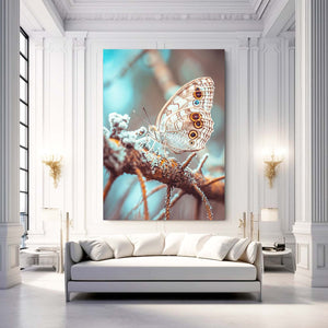 Rose Gold Butterfly Wall Art | MusaArtGallery™