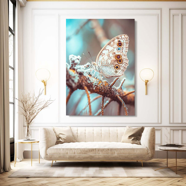 Rose Gold Butterfly Wall Art | MusaArtGallery™