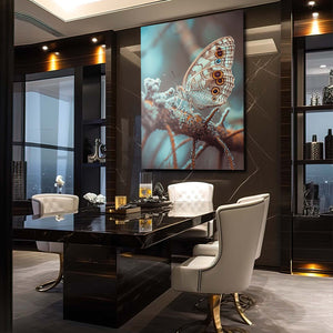 Rose Gold Butterfly Wall Art | MusaArtGallery™