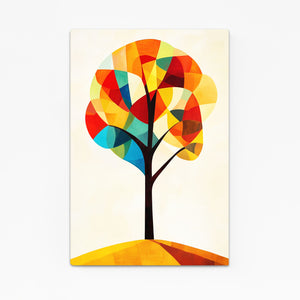 Round Colorful Tree Of Life Wall Art