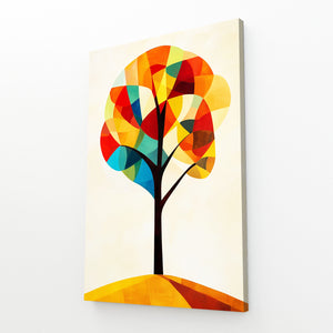 Round Colorful Tree Of Life Wall Art