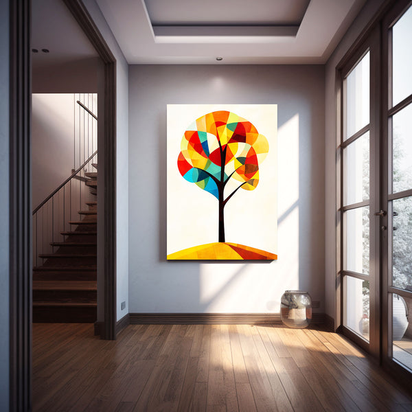 Round Colorful Tree Of Life Wall Art