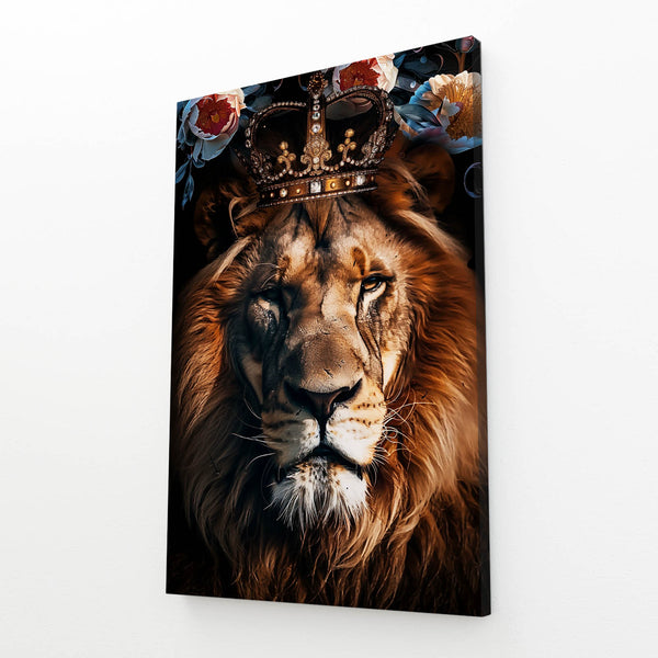 Royal Crowned Lion Wall Art | MusaArtGallery™