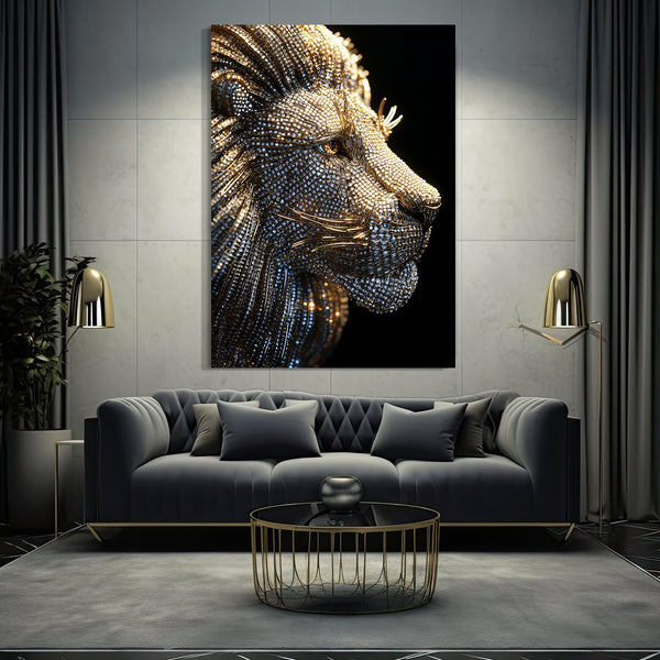 Royal Guardian Lion Wall Art | MusaArtGallery™