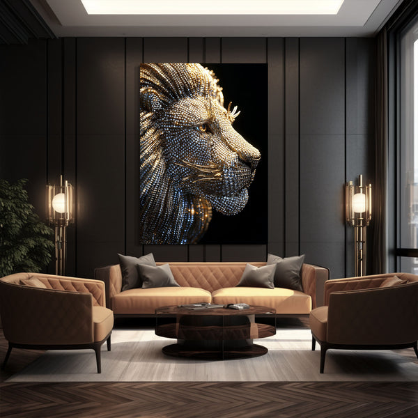 Royal Guardian Lion Wall Art | MusaArtGallery™