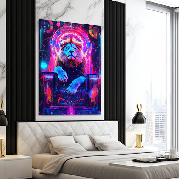 Royal Lion Throne Wall Art | MusaArtGallery™