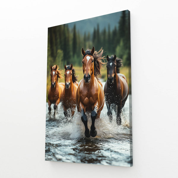 Running Horses Wall Art