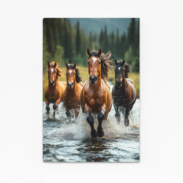 Running Horses Wall Art