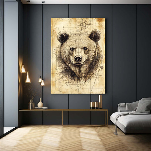 Rustic Bear Wall Art
