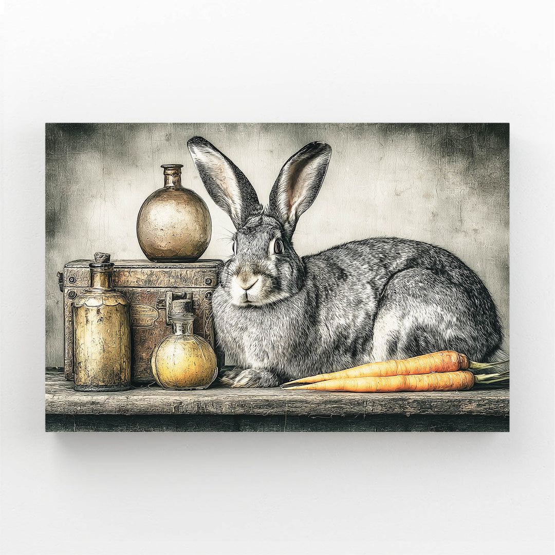 Rustic Bunny Print