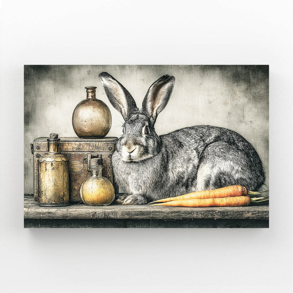 Rustic Bunny Print