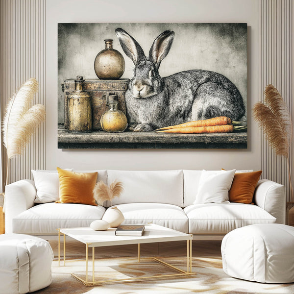 Rustic Bunny Print