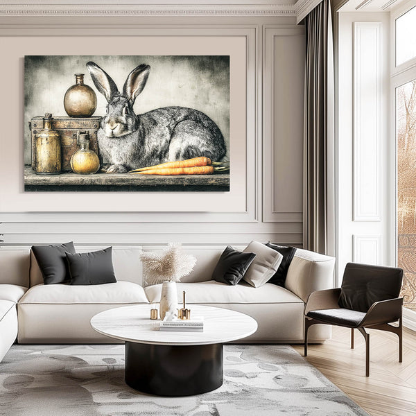 Rustic Bunny Print