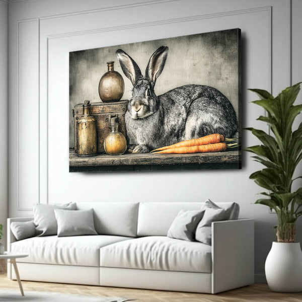 Rustic Bunny Print