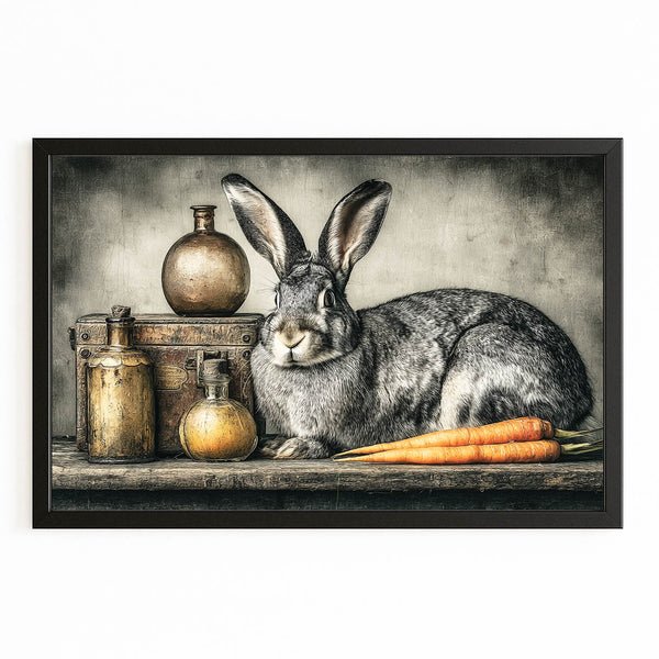 Rustic Bunny Print