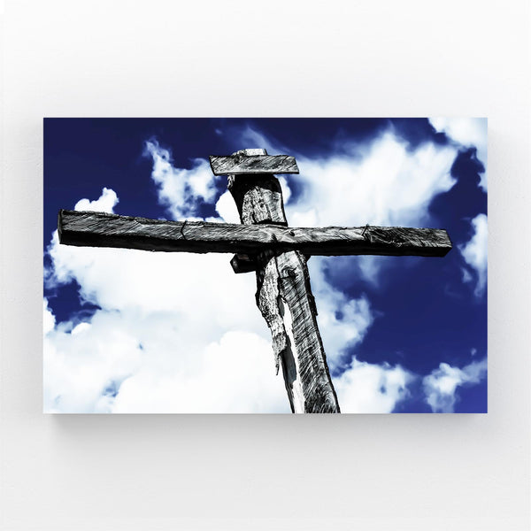 Rustic Cross Christian Wall Art | MusaArtGallery™