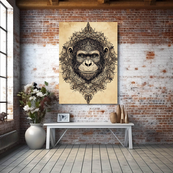 Rustic Monkey Art