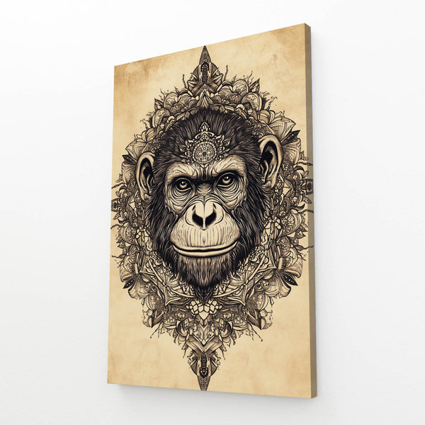 Rustic Monkey Art