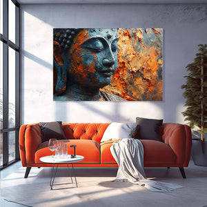 Rustic Wall Art Buddha Face | MusaArtGallery™