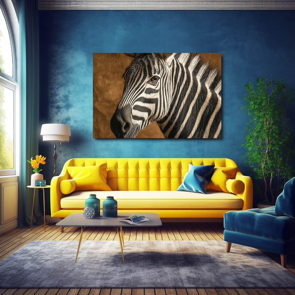 Rustic Zebra Artwork