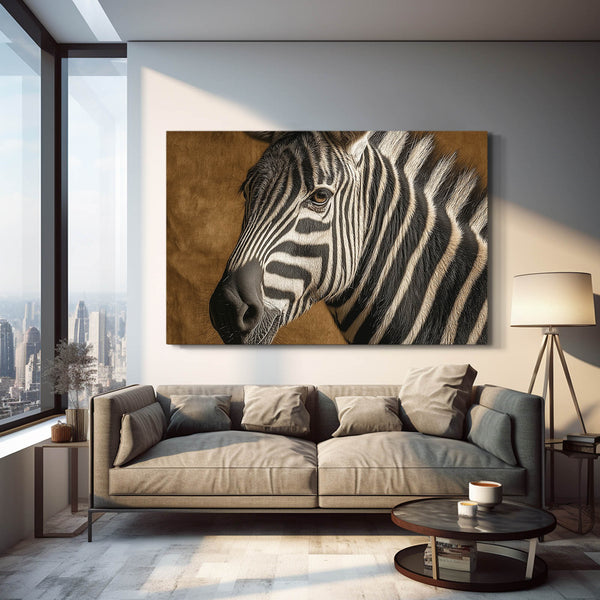 Rustic Zebra Artwork