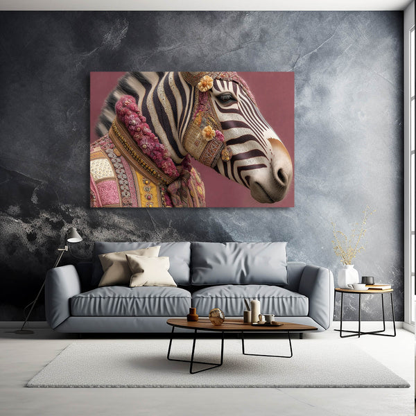 Rustic Zebra Wall Art
