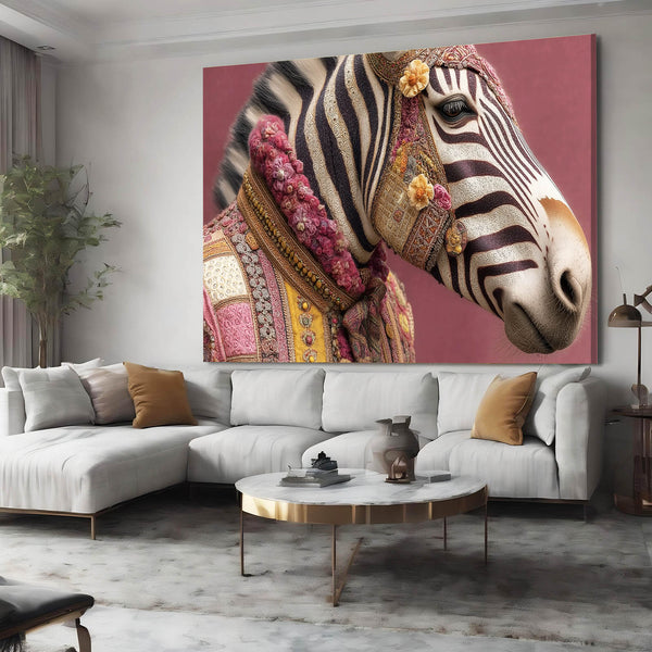 Rustic Zebra Wall Art
