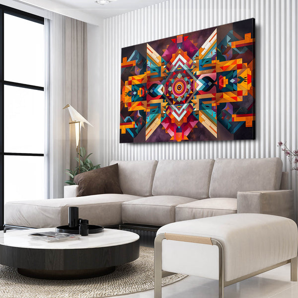 Sacred Abstract Mexican Wall Art | MusaArtGallery™