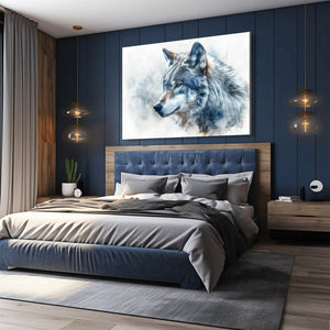 Sad Wolf Art  | MusaArtGallery™