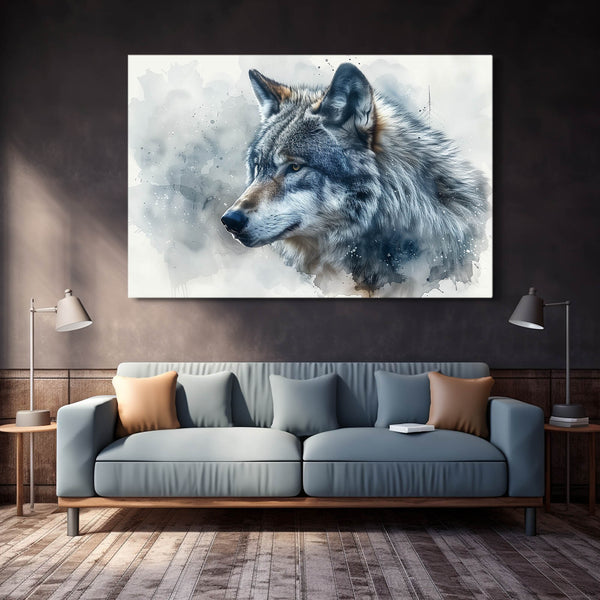 Sad Wolf Art  | MusaArtGallery™