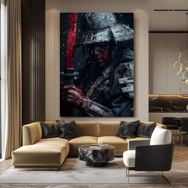 Samurai Art Canvas Print