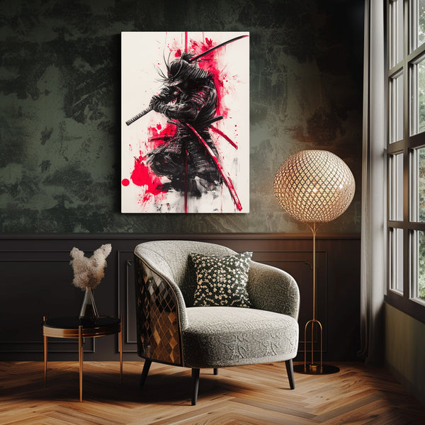 Samurai Art Canvas