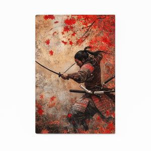 Samurai Art Red