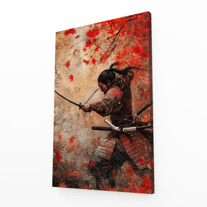 Samurai Art Red