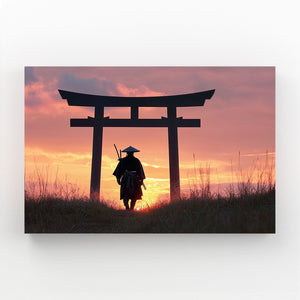 Samurai Art Sunset