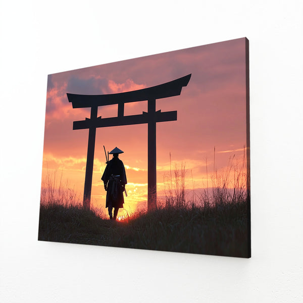 Samurai Art Sunset