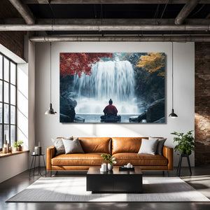 Samurai Art Waterfall