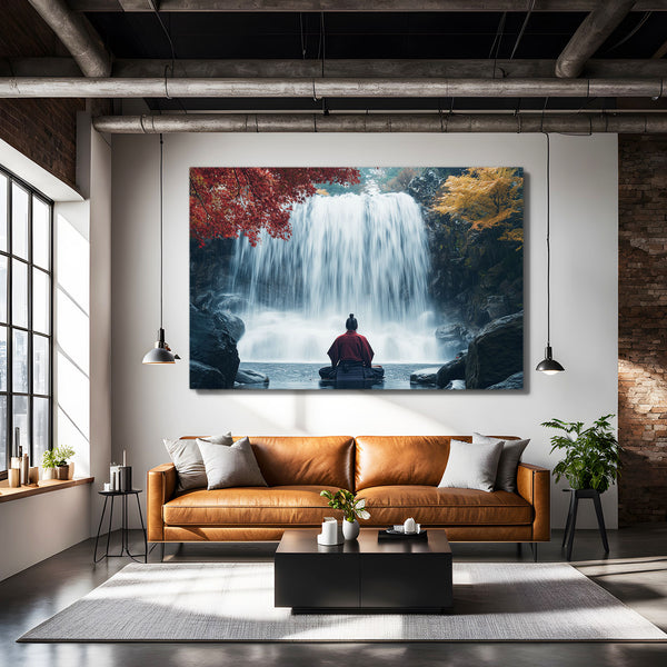 Samurai Art Waterfall