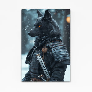 Samurai Art Wolf