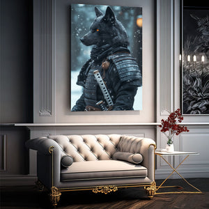 Samurai Art Wolf