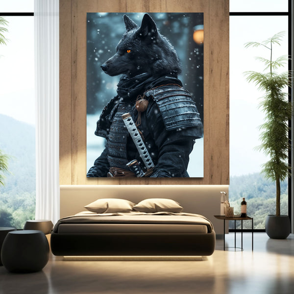 Samurai Art Wolf