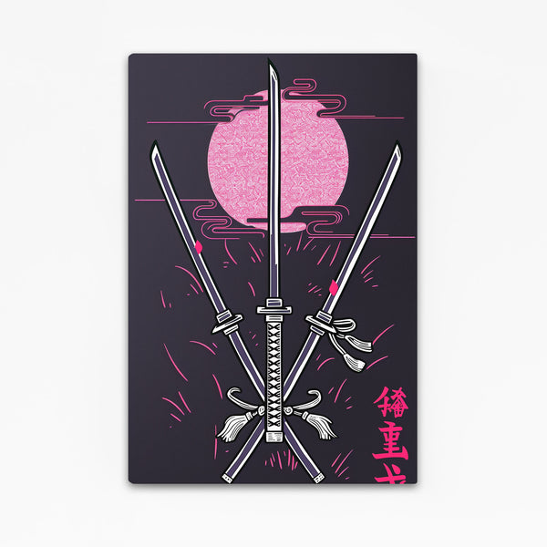 Samurai Blades Cyberpunk Art | MusaArtGallery™