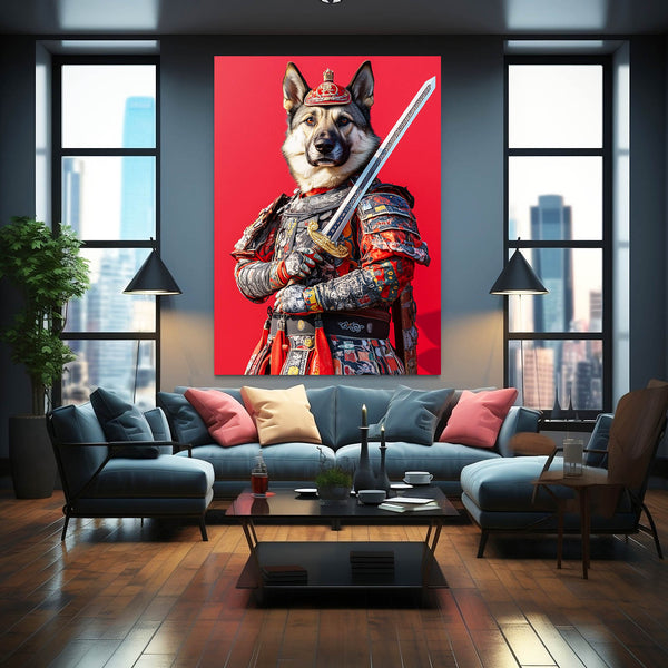 Samurai Dog Art