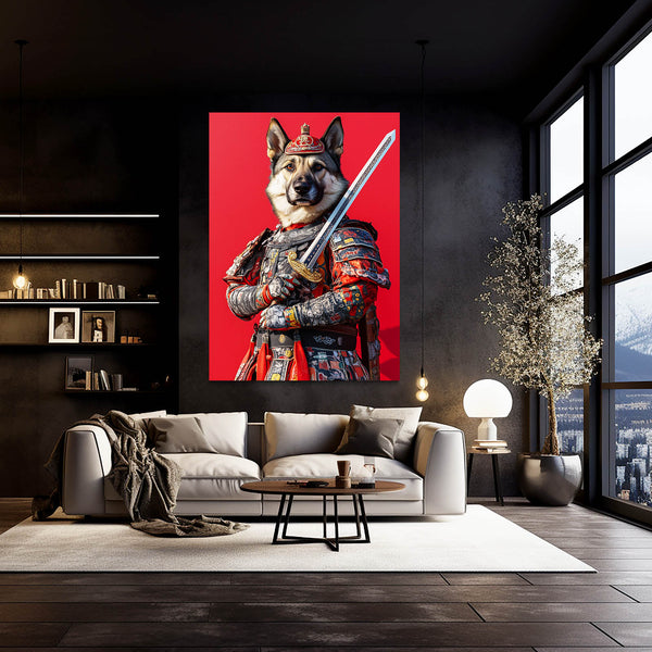 Samurai Dog Art